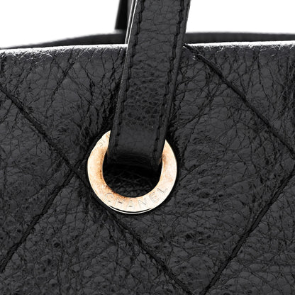 Chanel Glazed Calfskin Large On The Road Tote Black 11 of 12