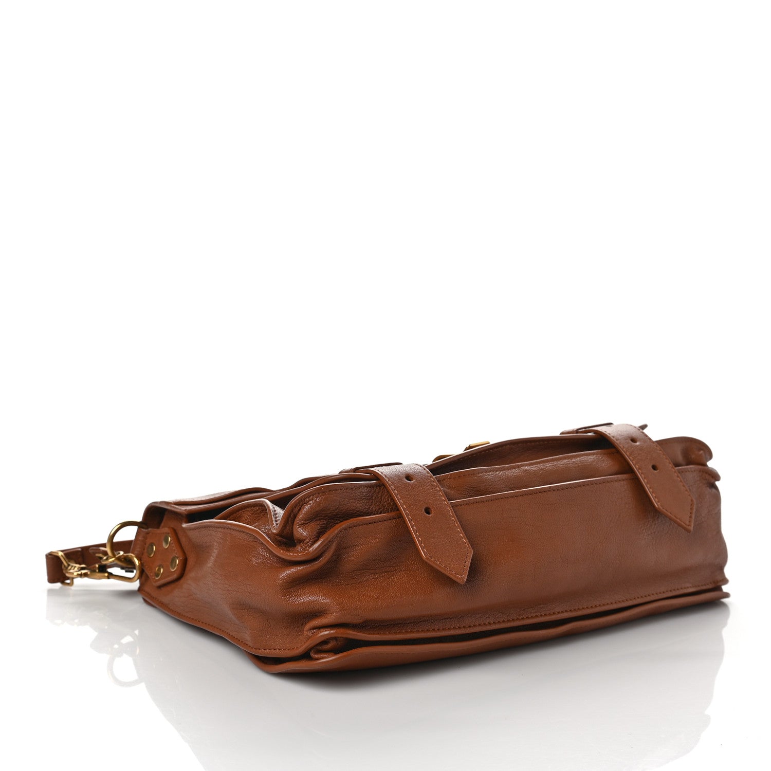 Proenza Schouler Lambskin Medium PS1 Satchel Saddle 3 of 9