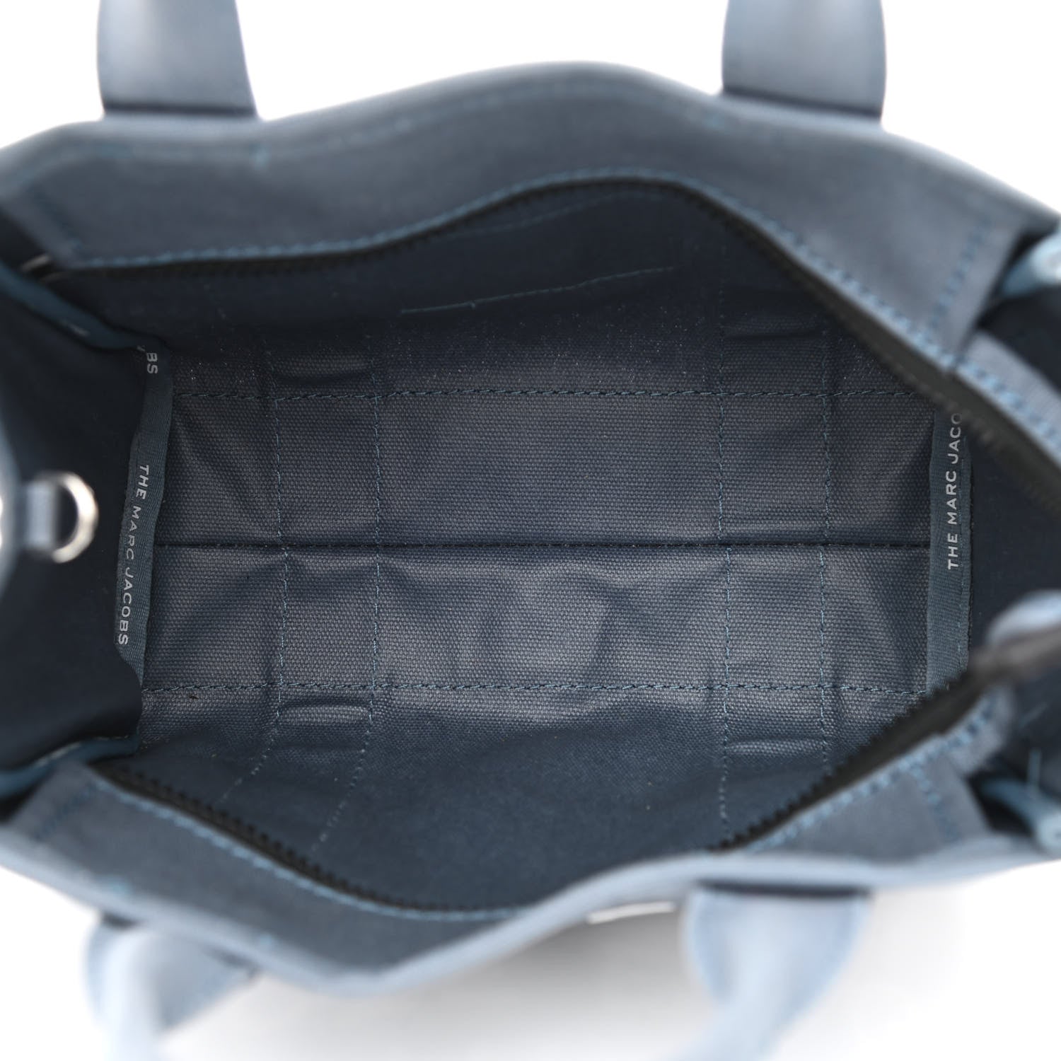 Marc Jacobs Cotton Canvas Mini The Tote Bag Blue Shadow 5 of 12