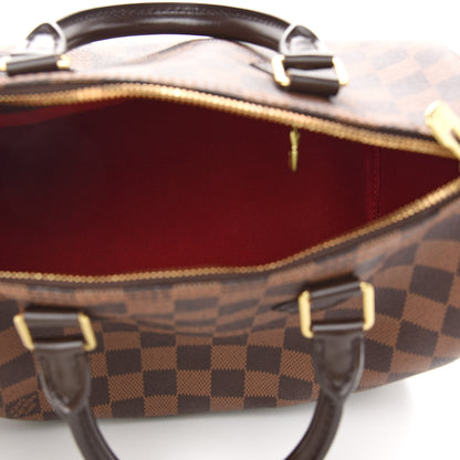 Louis Vuitton Damier Ebene Speedy Bandouliere 25 5 of 9