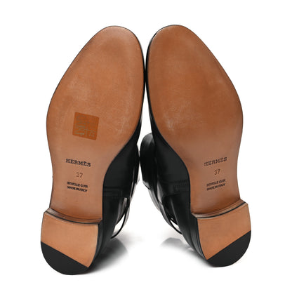 Hermes Calfskin Neo Ankle Boots 37 Black 6 of 10