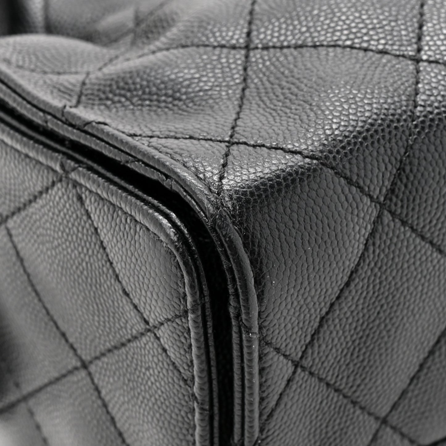 Caviar Quilted Small Chanel 25 Handbag Black