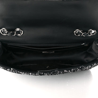 Chanel Sequin Small Single Flap Silver 7 of 11