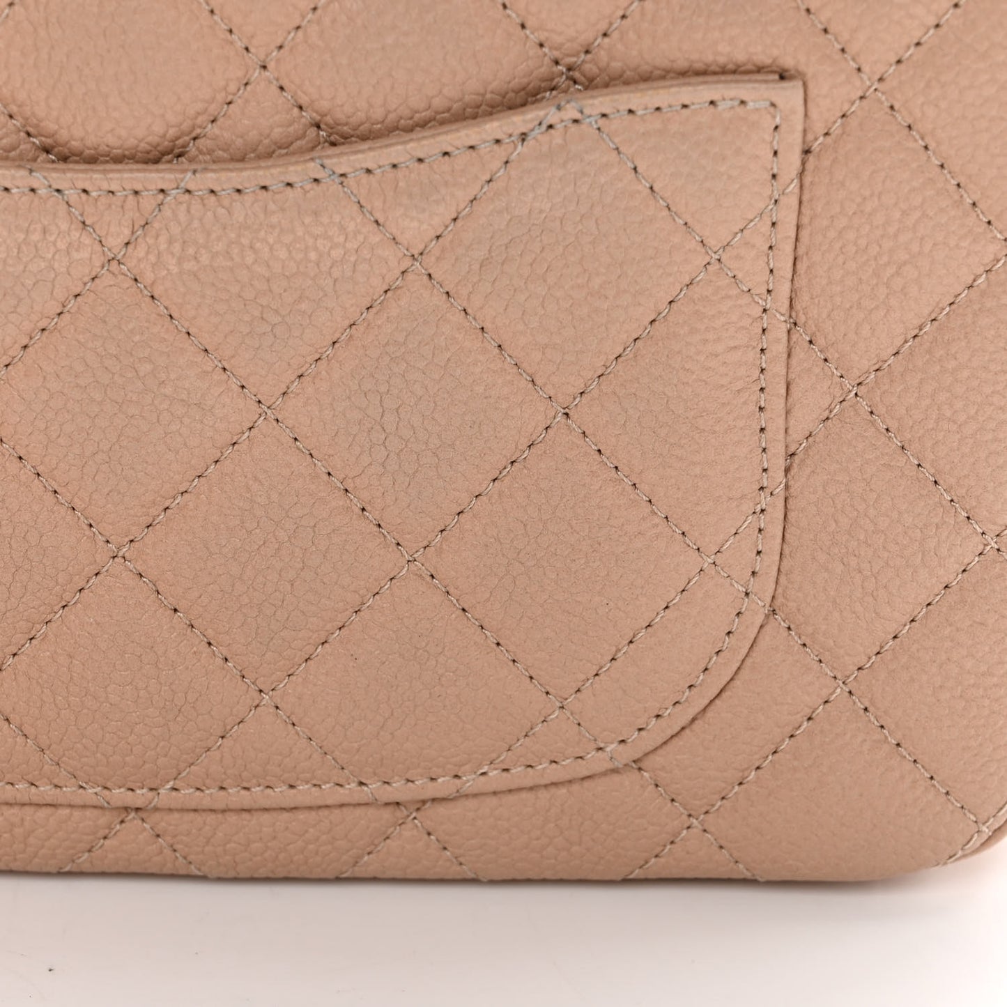 Caviar Quilted Small CC Filigree Flap Beige Black