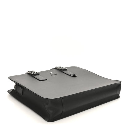 Versace Saffiano Medusa Top Handle Briefcase Black 4 of 9