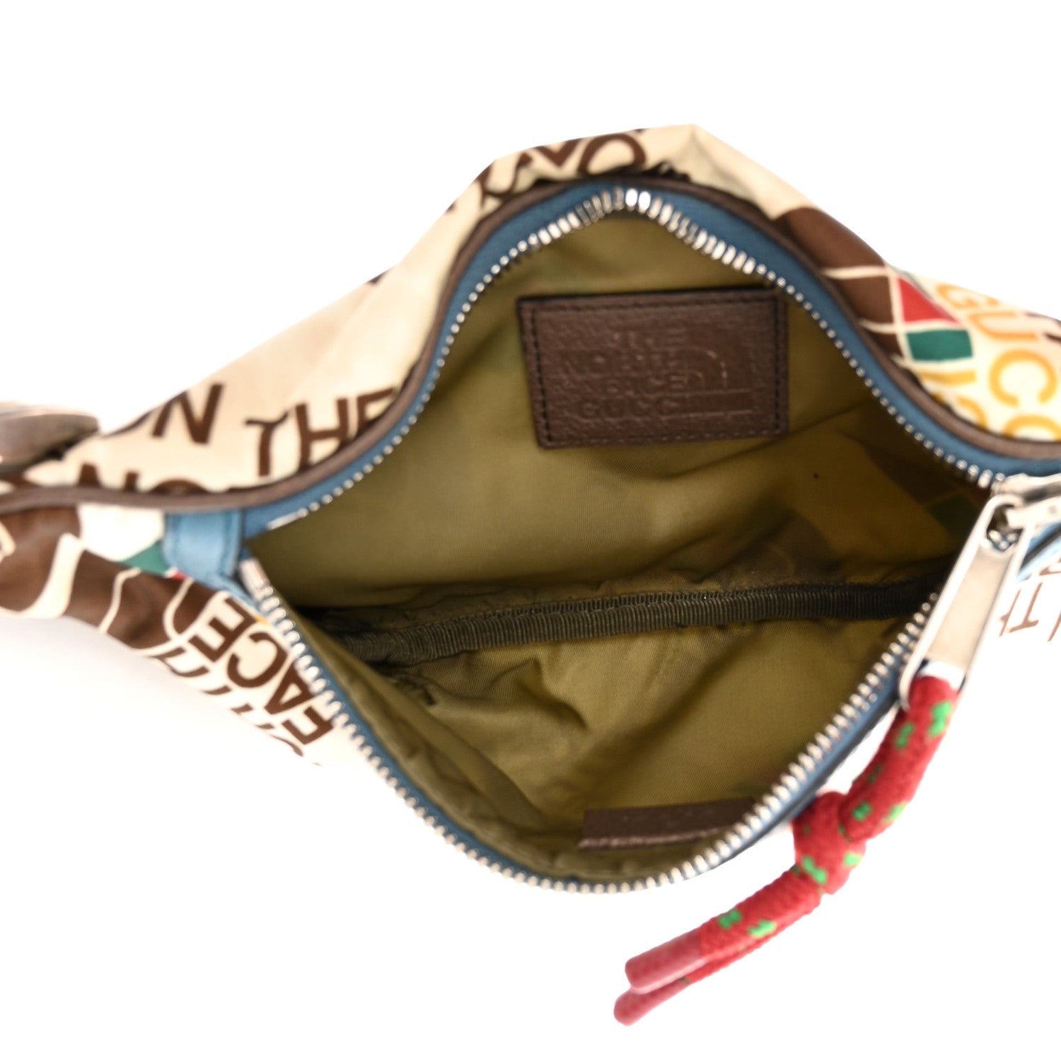 Gucci X THE NORTH FACE Econyl Nylon Belt Bag White Sky Blue 5 of 11