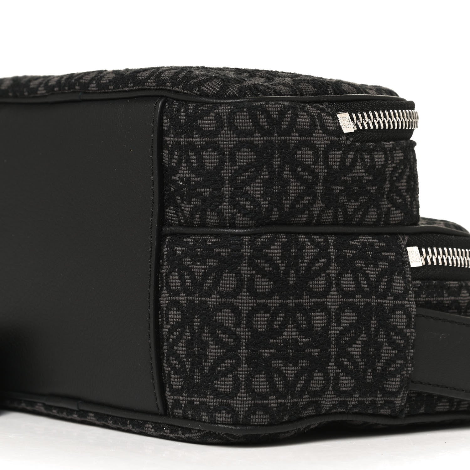 Loewe Jacquard Anagram Calfskin Mini Camera Bag Anthracite Black 10 of 10