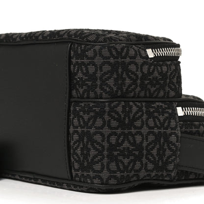 Loewe Jacquard Anagram Calfskin Mini Camera Bag Anthracite Black 10 of 10