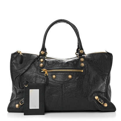 Balenciaga Agneau Giant 12 Gold Hardware Work Anthracite 3 of 11
