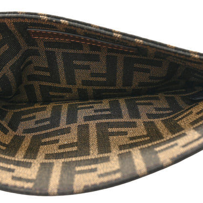 Fendi Wool Fabric Jacquard Cuoio Large Houndstooth FF 1974 Medium Peekaboo I SEE U Satchel Beige Tobacco Moro 7 of 12