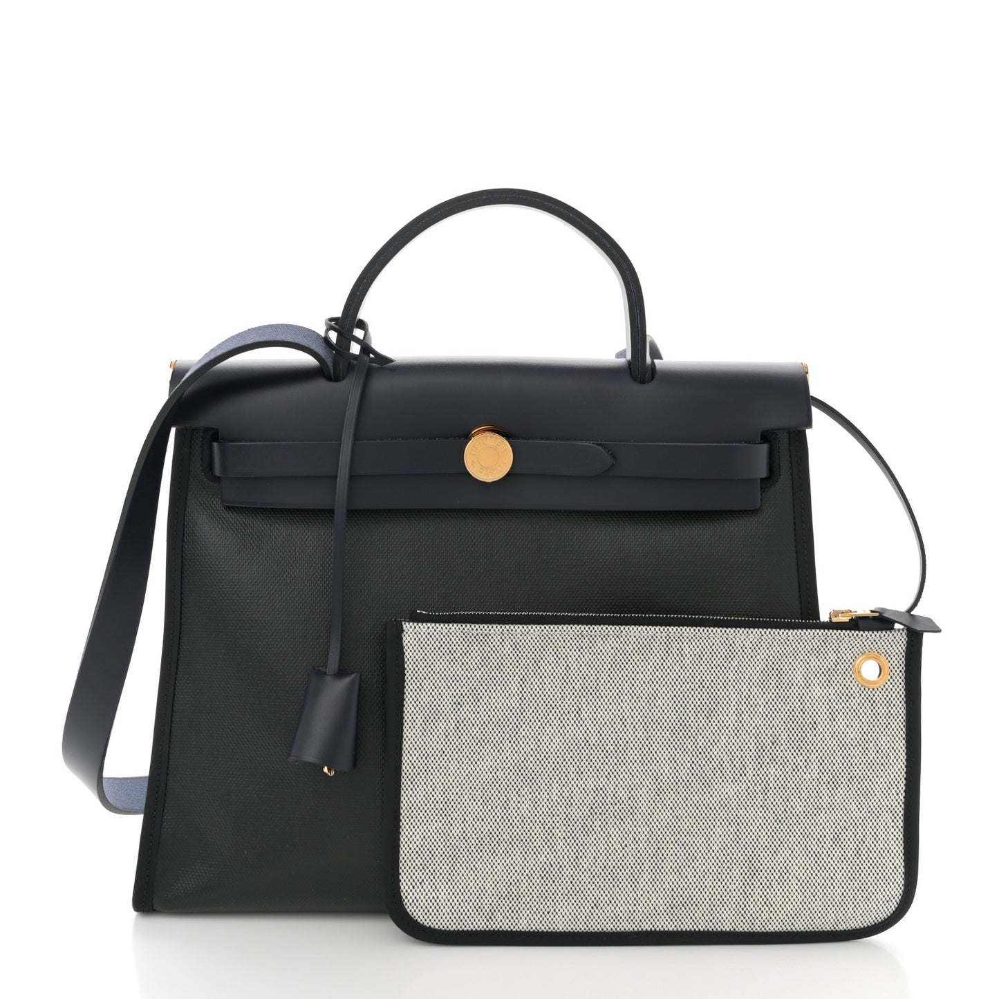 Toile H Berline Vache Hunter Herbag Zip PM 31 Black Bleu Nuit