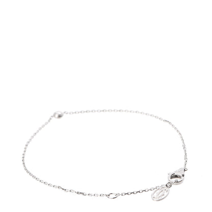 Cartier 18K White Gold Diamond XS D'Amour Bracelet 2 of 5