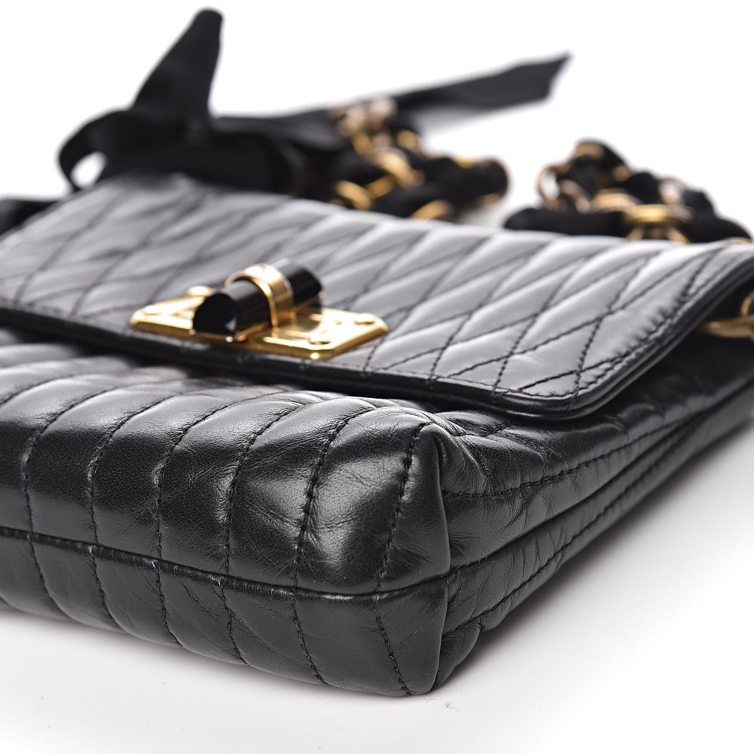 Lanvin Lambskin Quilted Mini Happy Pop Crossbody Black 11 of 11