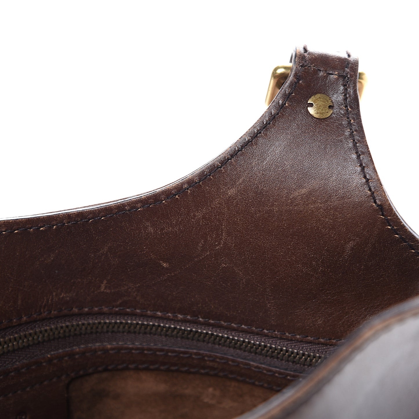 Calfskin GG Reins Hobo Brown