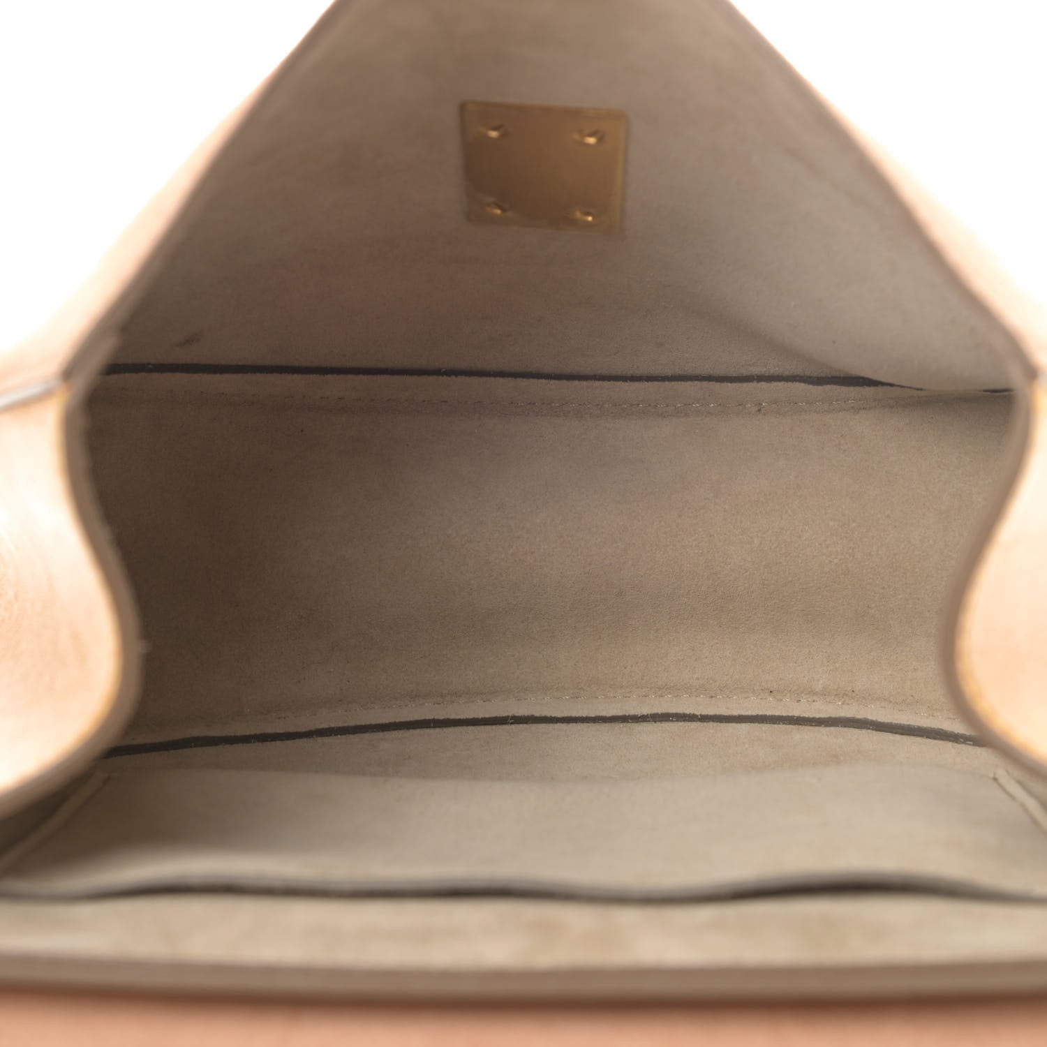Chloe Suede Smooth Calfskin Drew Shoulder Bag Wet Sunflower 4 of 5