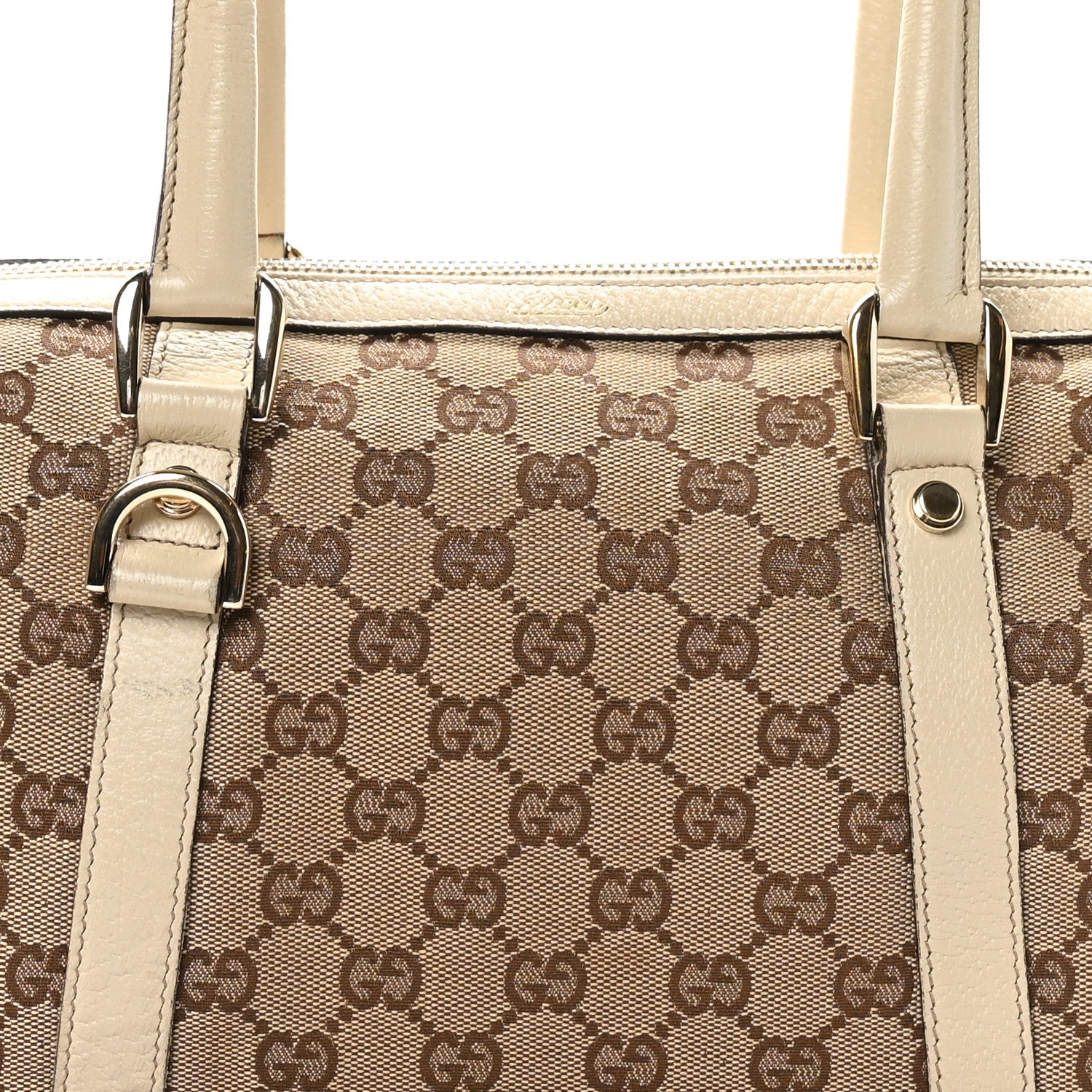 Gucci Monogram Small Abbey Boston Off White 8 of 12