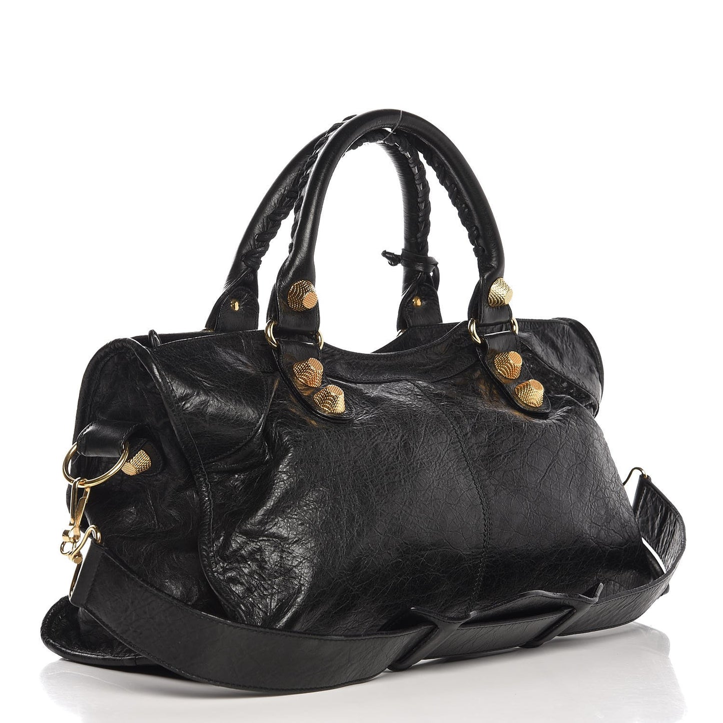 Agneau Giant 21 Gold Hardware Part Time Black
