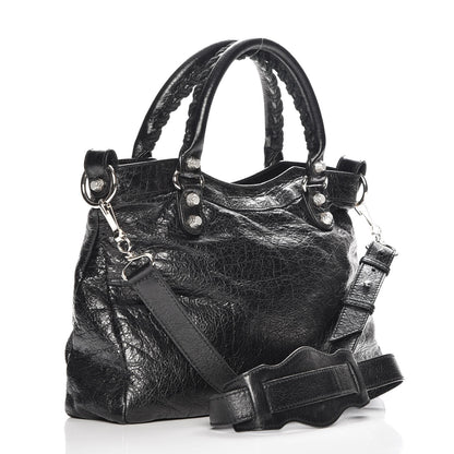 Balenciaga Agneau Giant 12 Silver Hardware Town Black 3 of 7