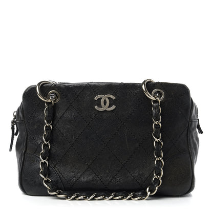 Chanel Distressed Caviar Outdoor Ligne Tote Black 1 of 10