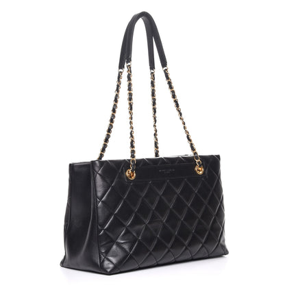 Chanel Lambskin Quilted Trendy CC Tote Black 3 of 8