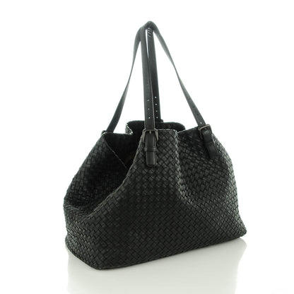 Bottega Veneta Nappa Intrecciato Large Seamless Tote Nero Black 3 of 8