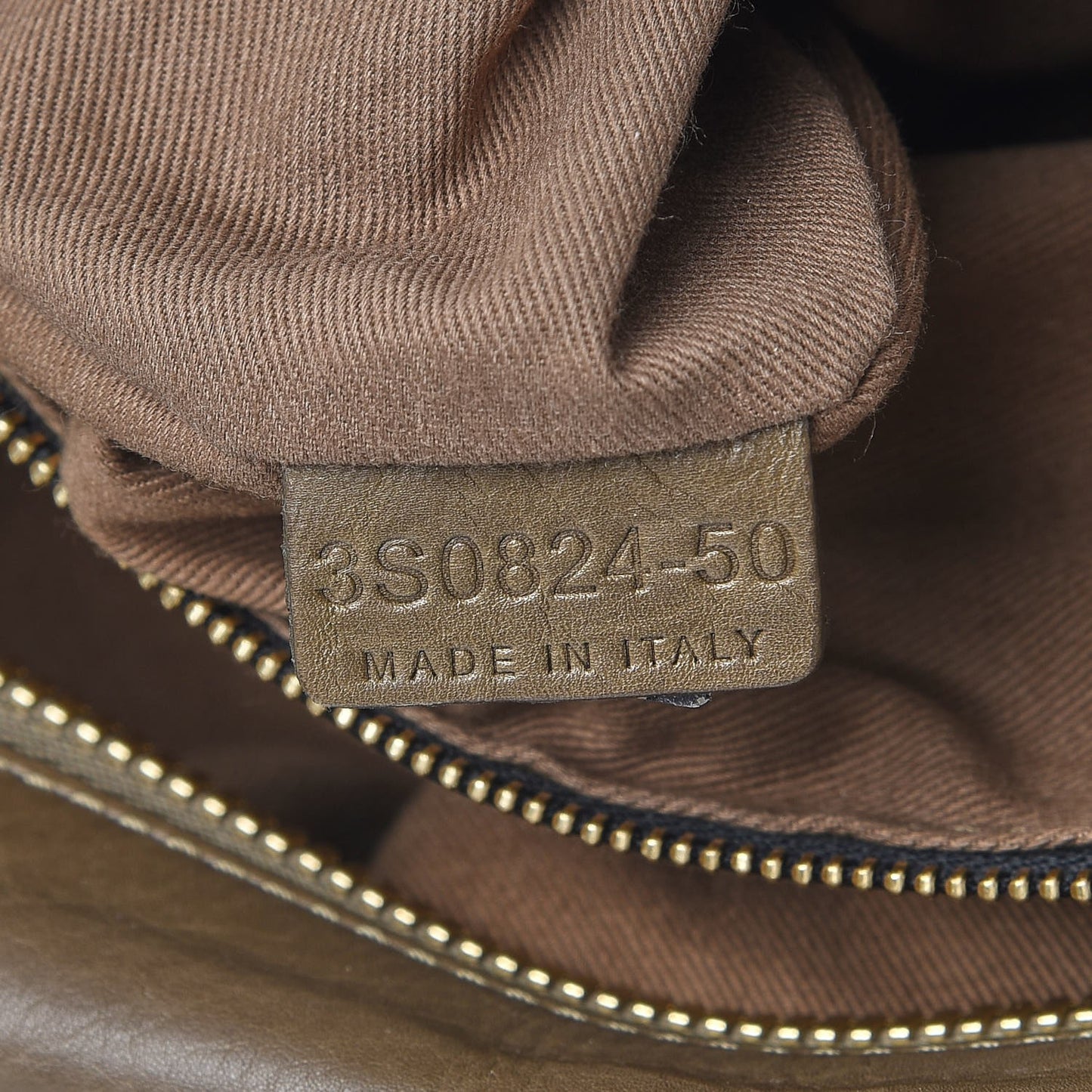 Calfskin Medium Kira Bowler Tote Khaki