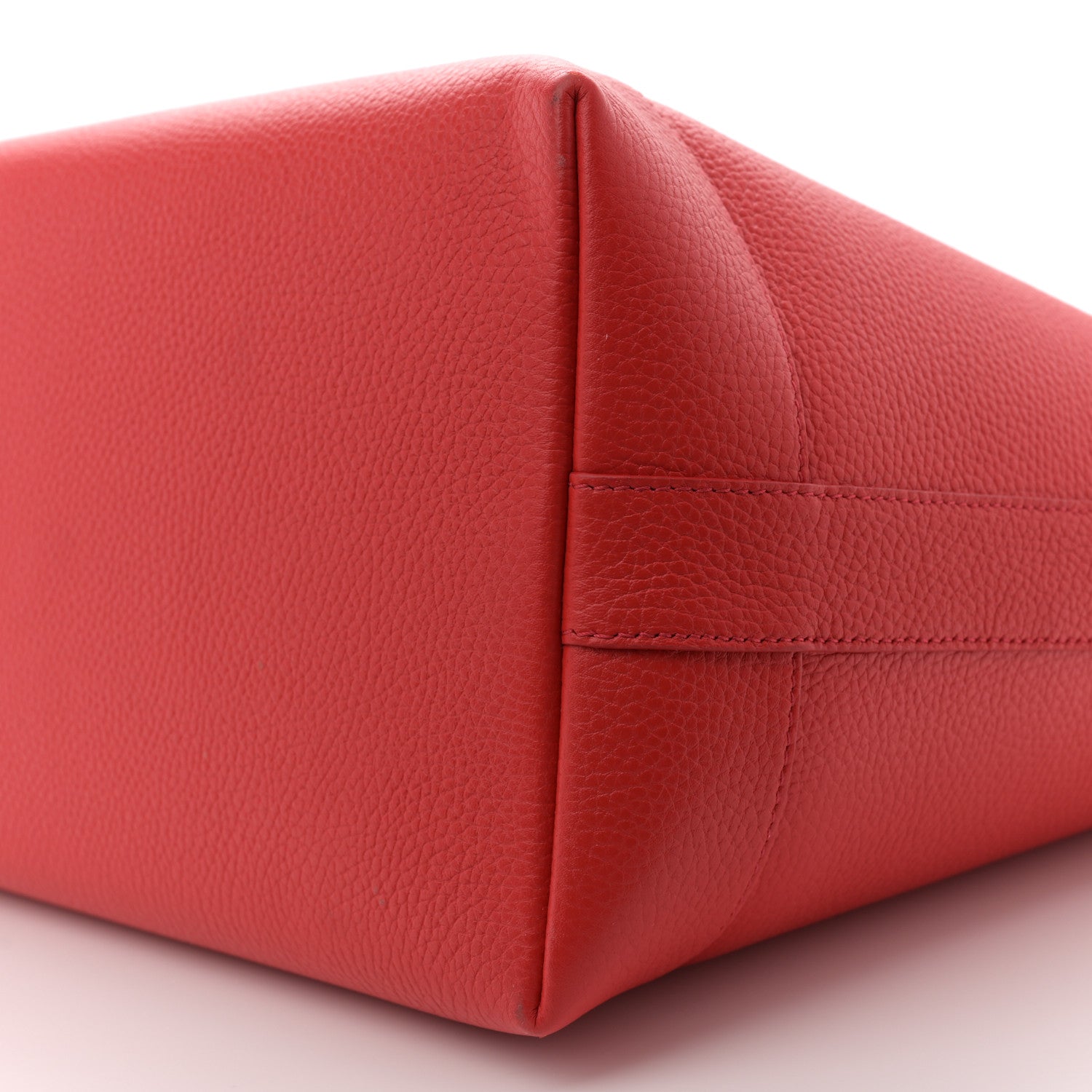Burberry Grainy Calfskin Medium London Tote Bag Bright Red 10 of 11