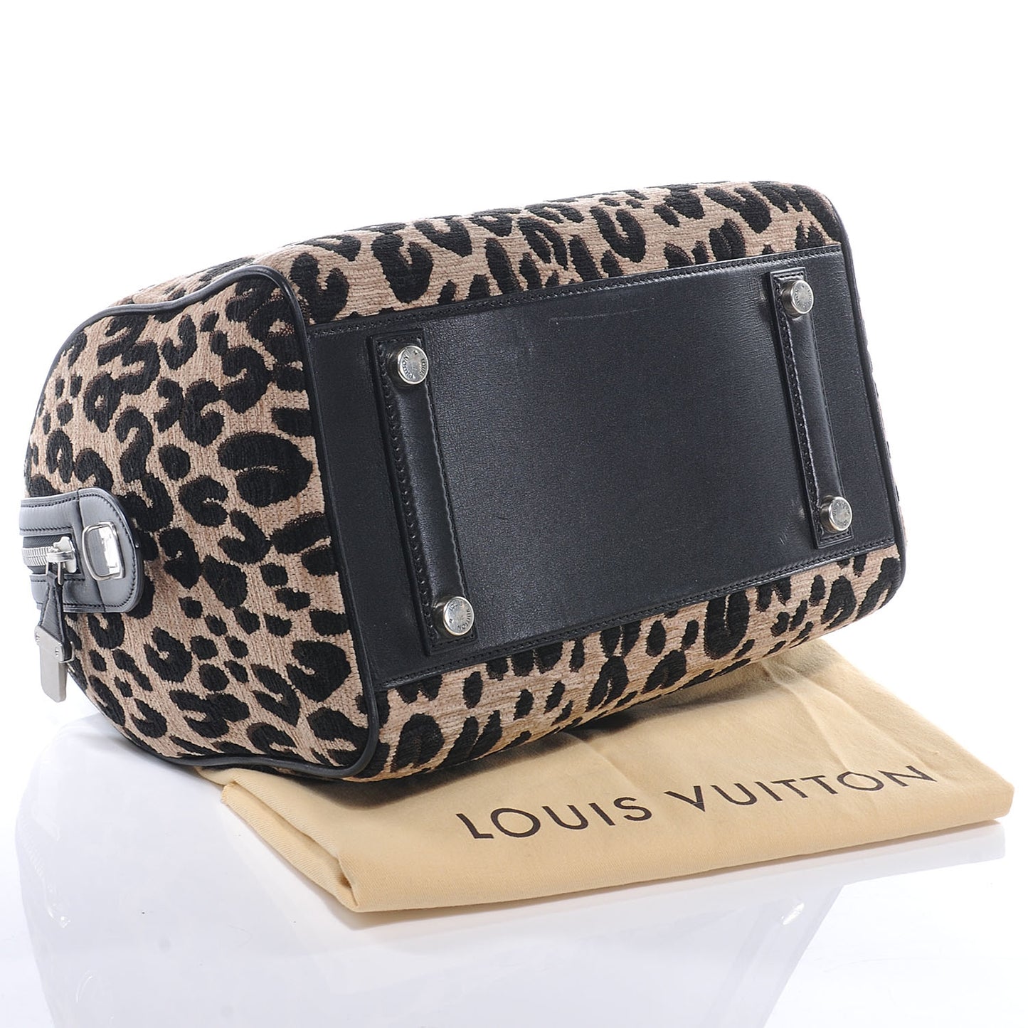 Jacquard Velvet Leopard Print Stephen Sprouse Speedy
