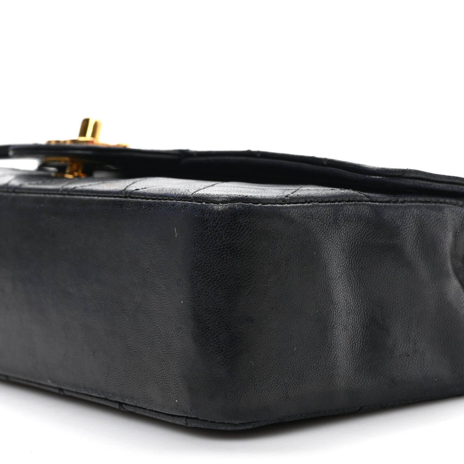Chanel Lambskin Quilted Medium Double Flap Black 9 of 9