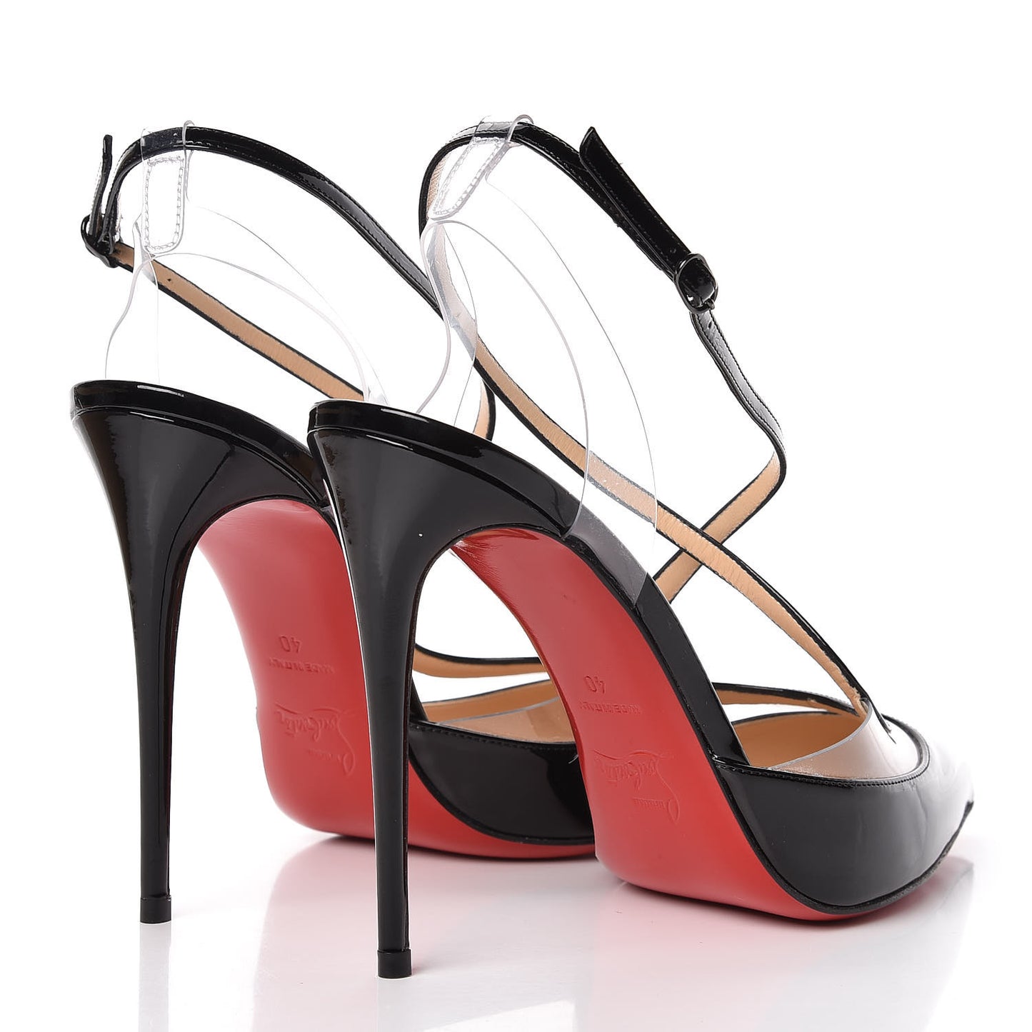 Patent PVC Cupidetta 100 Pumps 40 Black