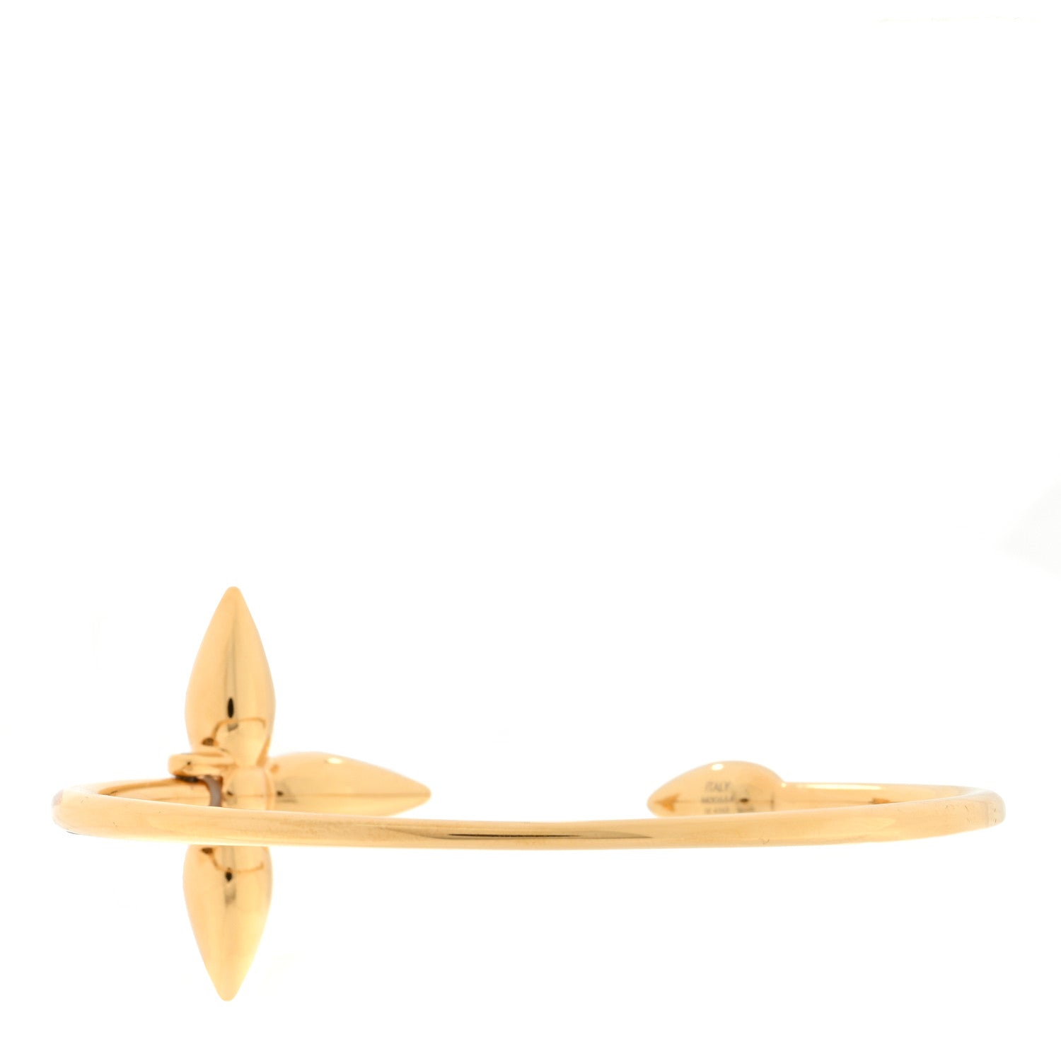 Louis Vuitton Metal Louisette Bracelet M Gold 2 of 4