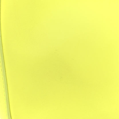 Givenchy Smooth Calfskin Small Moon Cut Out Shoulder Bag Fluo Yellow 13 of 23