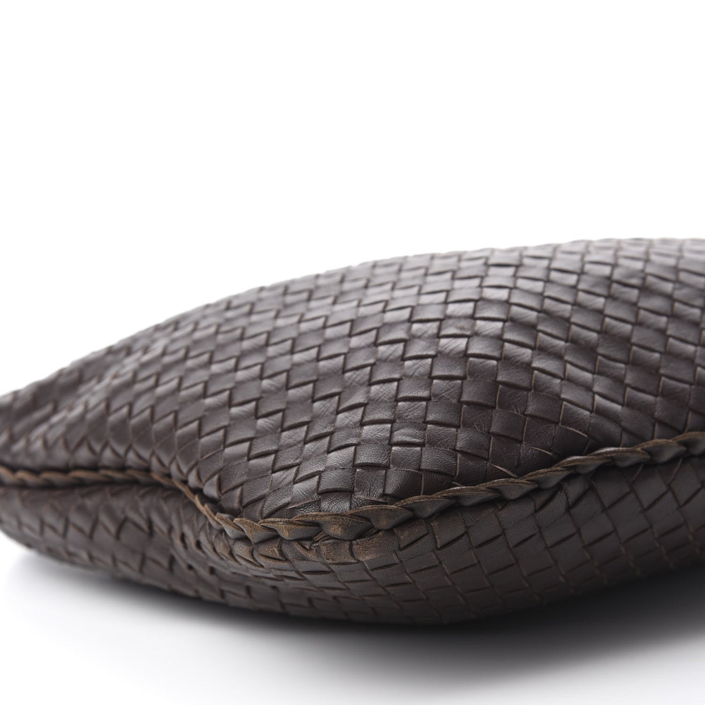 Nappa Intrecciato Medium Veneta Hobo Ebano