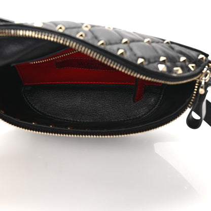 Valentino Garavani Nappa Rockstud Spike Belt Bag 85 Black 5 of 8