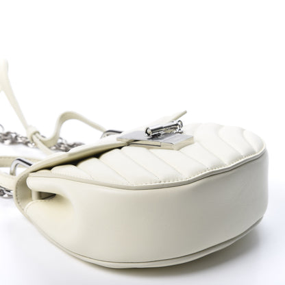 Chloe Calfskin Quilted Mini Drew Bijou Shoulder Bag Natural White 3 of 9