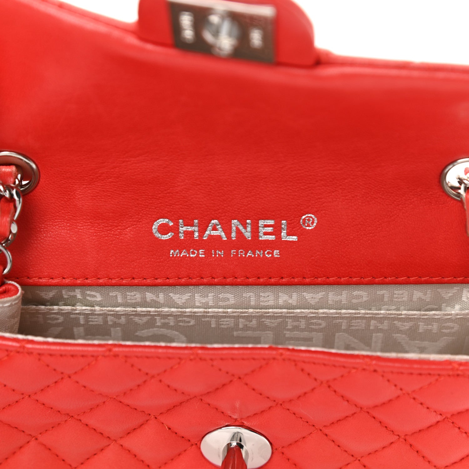 Chanel Lambskin Quilted Ladybug Extra Mini Flap Red 6 of 14