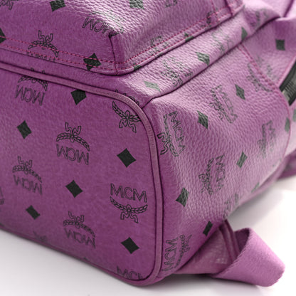 MCM Visetos Small Sprinkle Stud Stark Backpack Purple 9 of 9