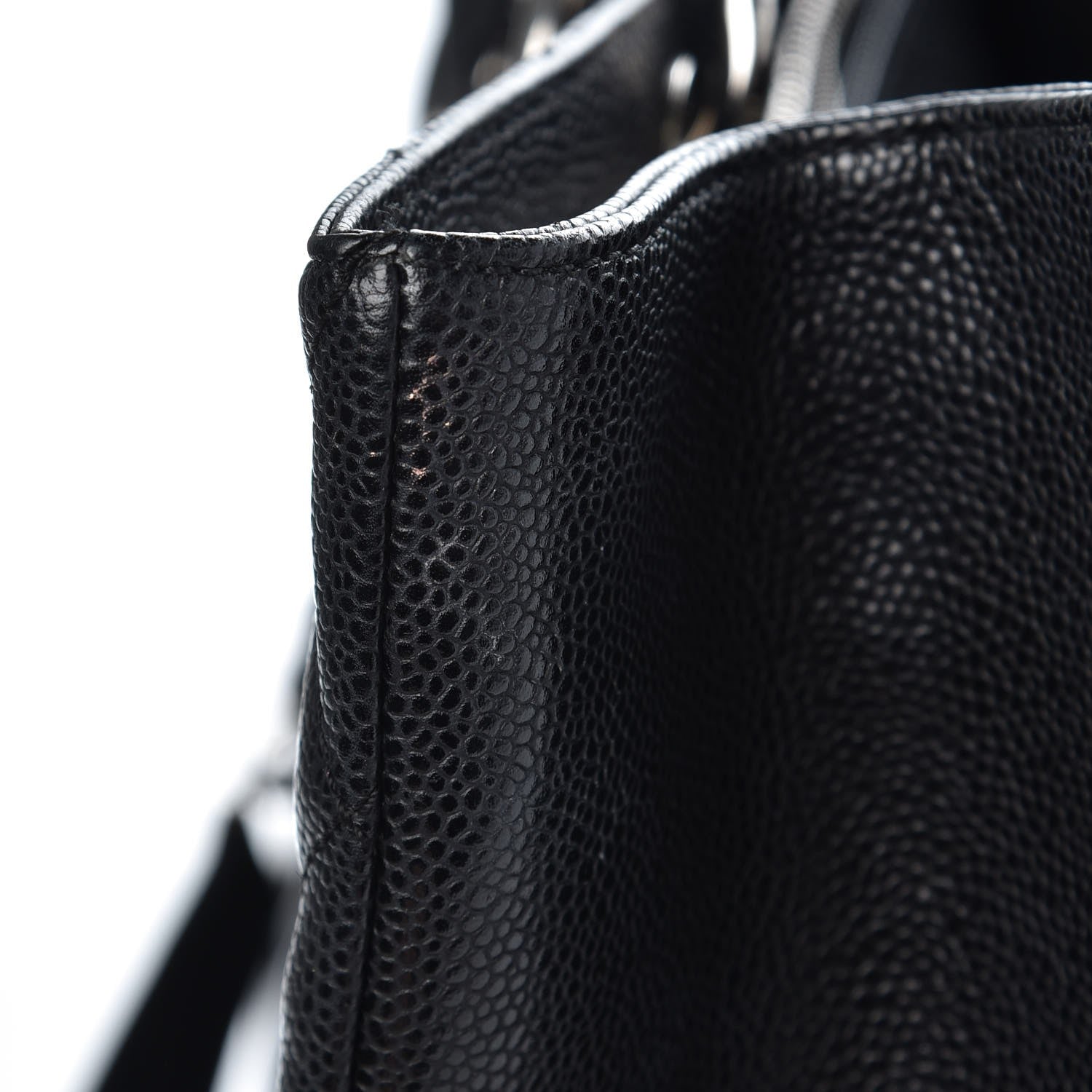 Chanel Caviar Quilted XL Grand Shopping Tote GST Black 9 of 20