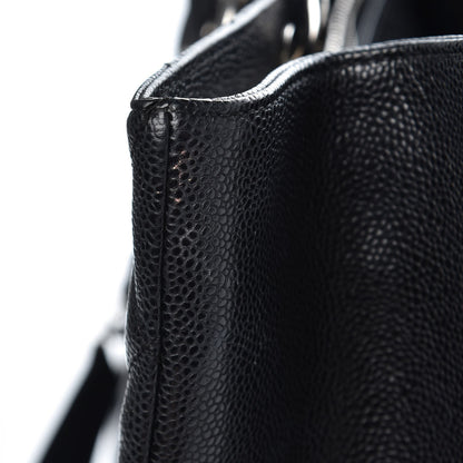 Chanel Caviar Quilted XL Grand Shopping Tote GST Black 9 of 20