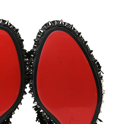 Christian Louboutin Voltinoudou 110mm Tie Cruise Raffia Spike Wedge 38 9 of 14
