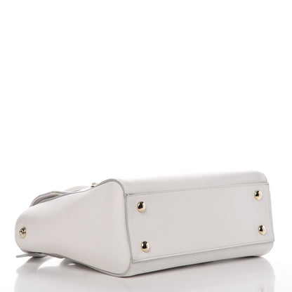 Versace Calfskin Small Signature Bag White 5 of 9