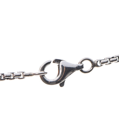 David Yurman Sterling Silver Diamond Black Onyx 8mm Petite Cerise Pendant Cable Necklace 6 of 6