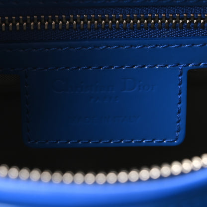 Christian Dior Patent Cannage Medium Lady Dior Blue 5 of 9