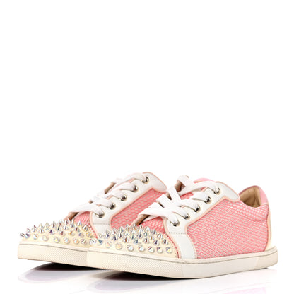 Christian Louboutin Alveole Calfskin Spiked Gondolita Flat Sneakers 36 Dolly 3 of 15