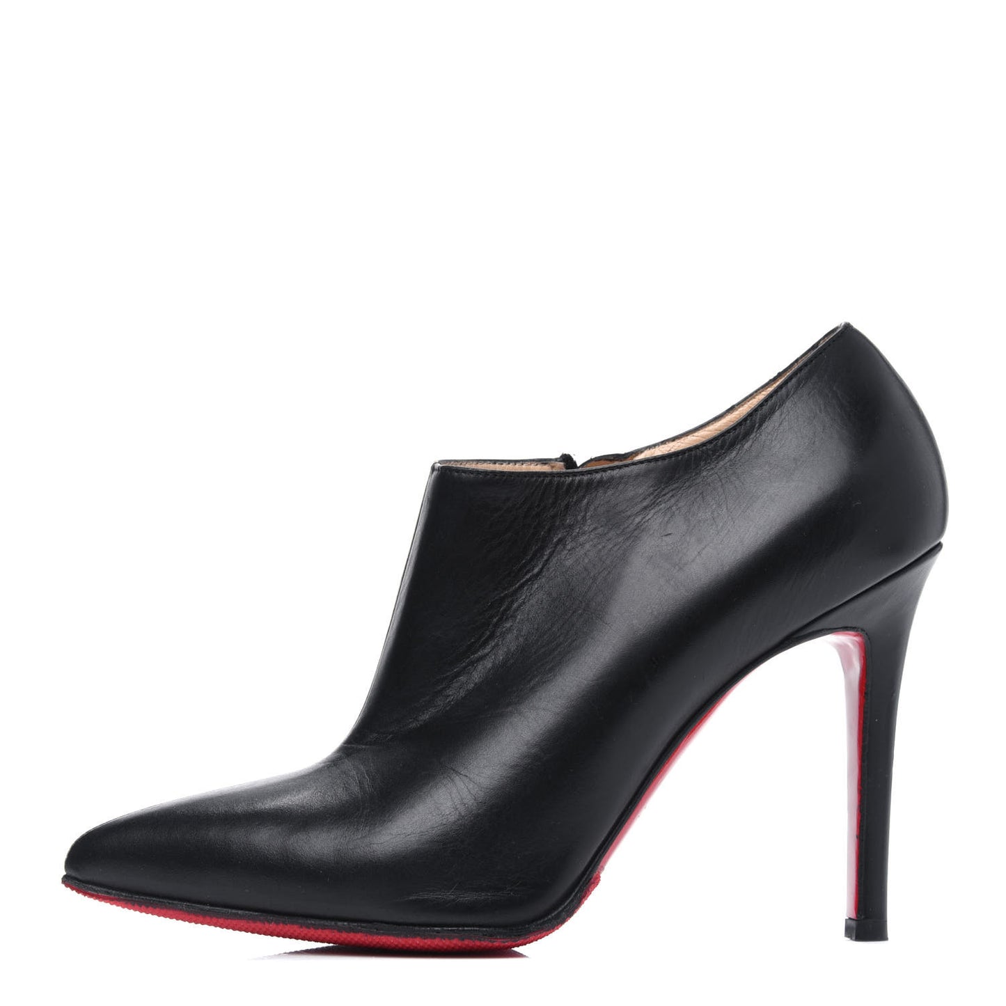 Calfskin Dahlia 100 Ankle Boots 36.5 Black
