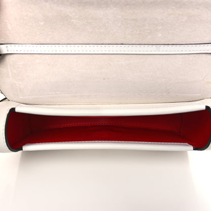 Christian Louboutin Calfskin Love RubyLou Clutch White 4 of 8