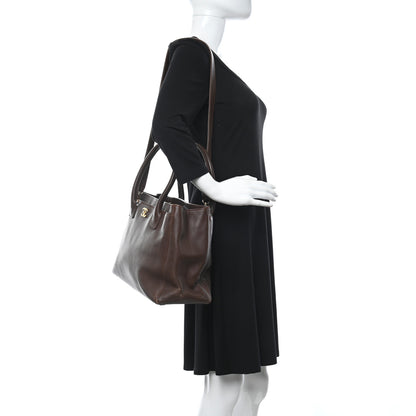 Chanel Calfskin Cerf Executive Shopper Tote Brown 2 of 20