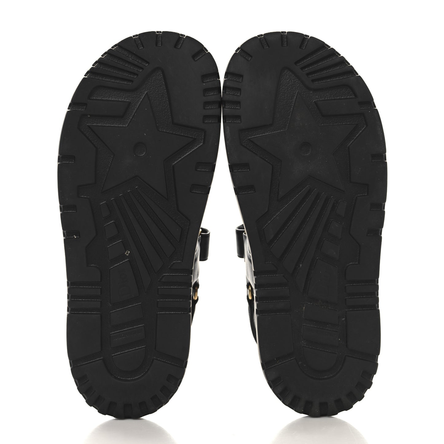 Lambskin Dioract 10mm Sandals 40 Black