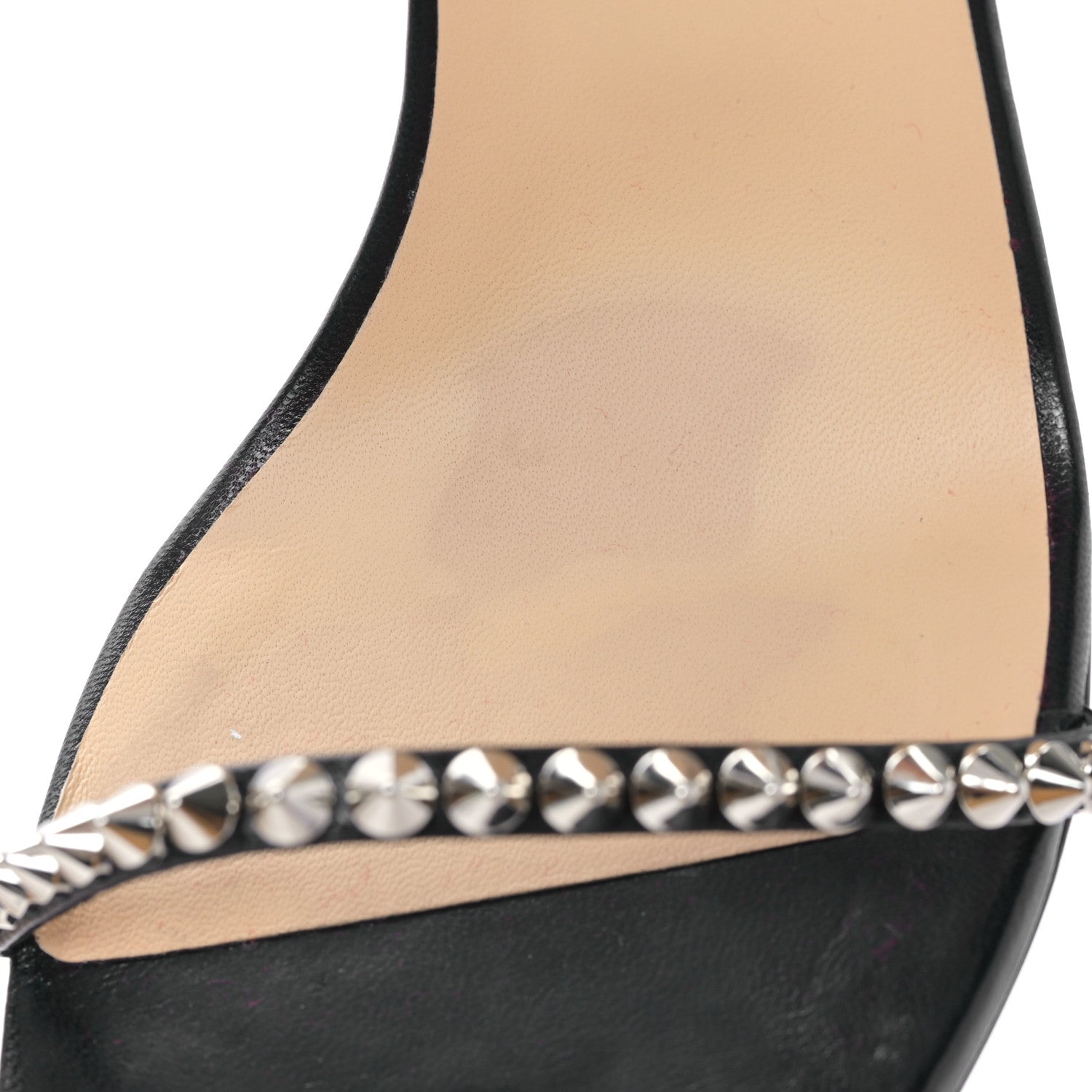 Christian Louboutin Kid Spiked So Me 100 Sandals 40 Black 8 of 9