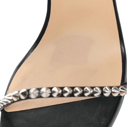 Christian Louboutin Kid Spiked So Me 100 Sandals 40 Black 8 of 9